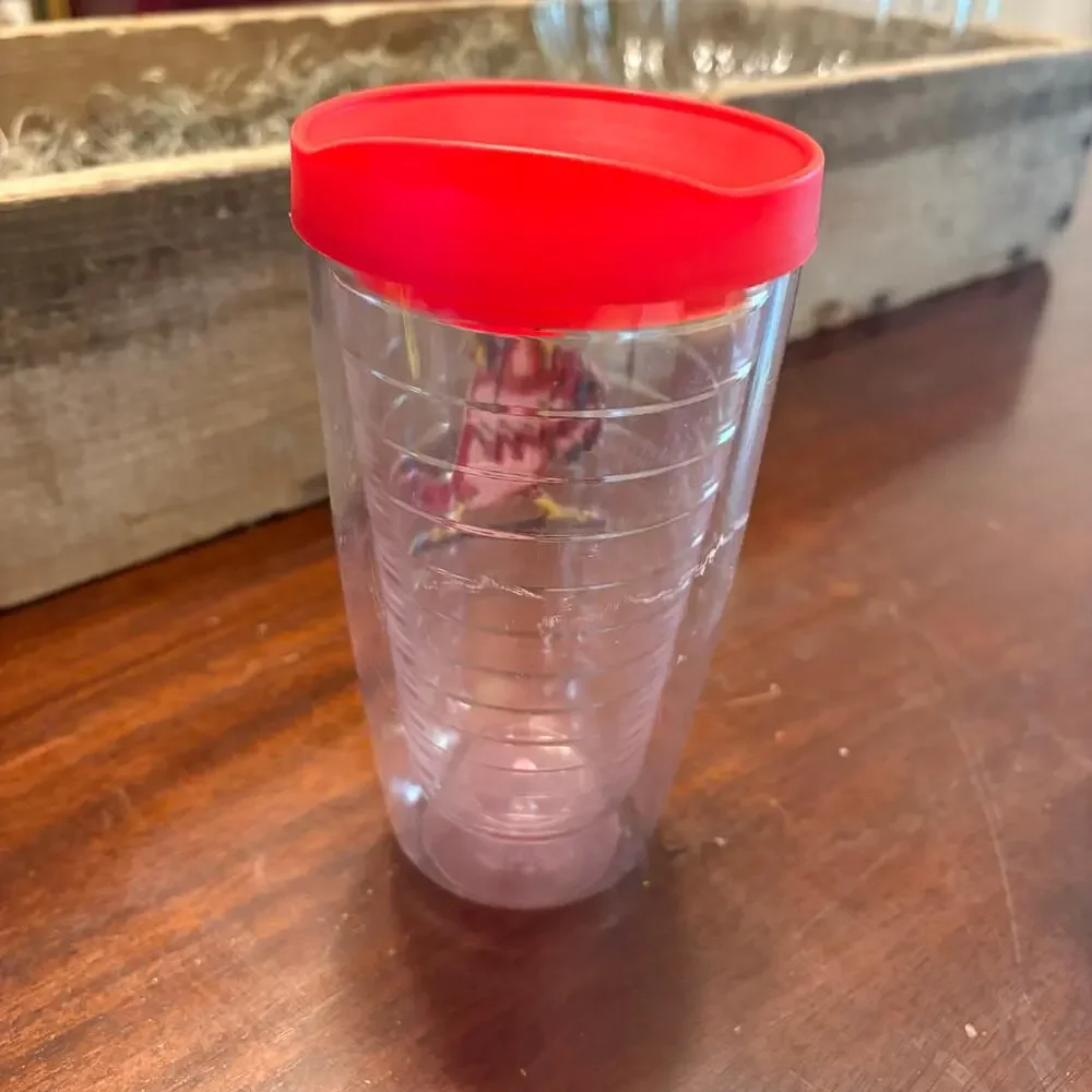 St Louis Cardinals Tumbler 16oz Insulated Travel Cup Mug With Red Lid MLB